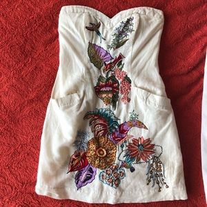 French Connection Dress w/ Embroidery & Beadwork